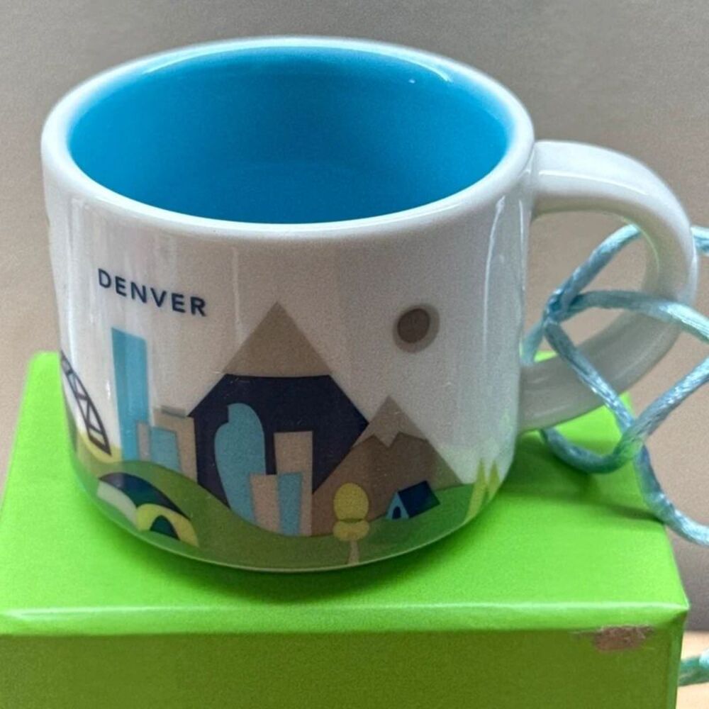 Starbucks you are here collection cup 2oz size Denver